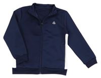 Tmavomodro-bílá propínací sportovní mikina se znakem St. Bernard