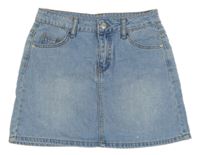 Světlemodrá riflová sukně MANOR