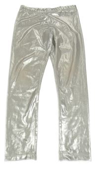 Stříbrné legíny H&M