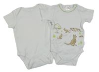 2x - Body - Bílé Next, bílé s klokánky a stromečkem PUSBLU