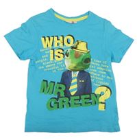 Modré tričko s Mr. Green BERTI