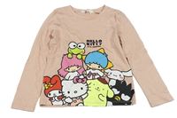 Růžové triko s Hello Kitty a přáteli H&M