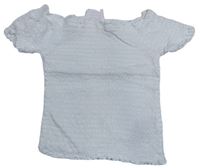Bílé žabičkové crop tričko Primark