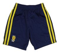 Tmavomodré fotbalové kraťasy - Scotland zn. Adidas