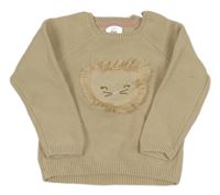 Béžový svetr s lvem C&A