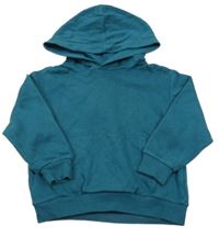 Petrolejová mikina s kapucí H&M