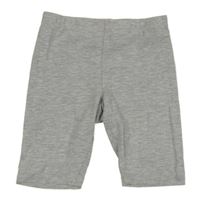 Šedé melírované elastické kraťasy H&M