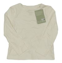 Nové - Smetanové triko H&M