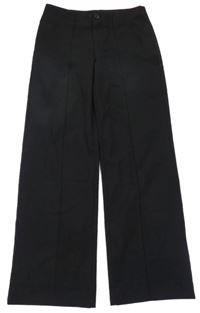 Černé slavnostní kalhoty H&M