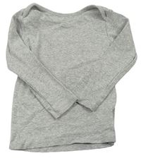 Šedé melírované triko H&M