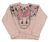 Světlerůžová mikina s Daisy Disney