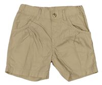 Béžové plátěné kraťasy zn. H&M