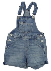 Světlemodré riflové laclové kraťasy s kapsou H&M
