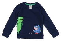 Tmavomodrá mikina s Tomíkem a dinem 