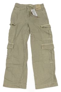 Nové - béžové straight rifle s kapsami M&S