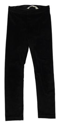 Černé sametové legíny H&M