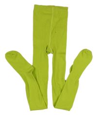 Neonově zelené punčocháče 