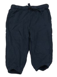 Tmavomodré tepláky H&M