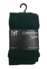 Nové - Tmavozelené punčocháče 