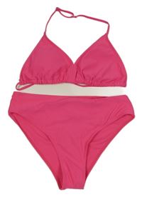 Růžové dvoudílné plavky Shein