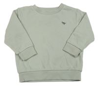 Šedá mikina s výšivkou Next