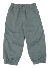 Khaki lehké kalhoty Shein