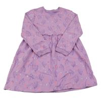 Fialové teplákové šaty s hvězdami a jednorožci Dunnes Stores