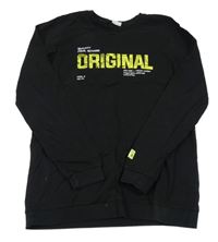 Černé mikinotriko s nápisy LC Waikiki