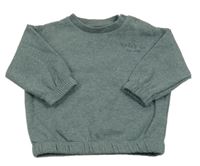 Zelená mikina s nápisem F&F