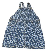 Tmavomodro-bílé riflové laclové šaty s koníky Jako-o