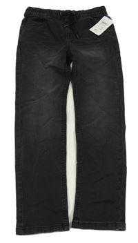 Nové - Tmavošedé teplákové rifle Yigga