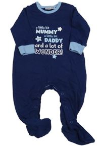 Tmavomodrý overal s nápisem Ergee