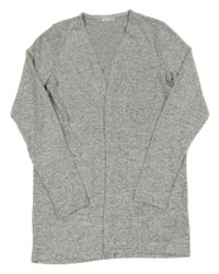 Světlešedý melírovaný úpletový cardigan Name it