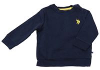 Tmavomodrá mikina s logem U.S. Polo Assn.