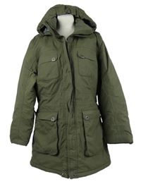 Dámská khaki šusťáková zimní funkční parka s kapucí Peter Storm