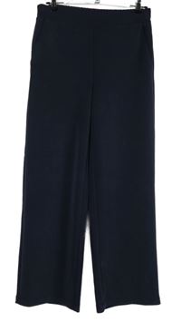 Dámské tmavomodré teplákové volné kalhoty S. Oliver