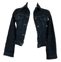 Dámská tmavomodrá riflová crop bunda S. Oliver