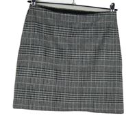 Dámská černo-bílo-růžová kostkovaná sukně H&M