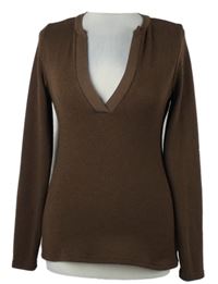 Dámský hnědý lehký svetr Musera 