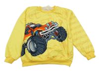 Žlutá mikina s autem 