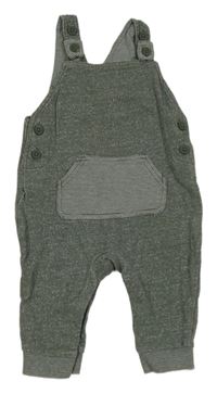 Khaki melírované laclové tepláky s kapsou George