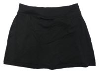 Černá sukně s všitými kraťasy School wear