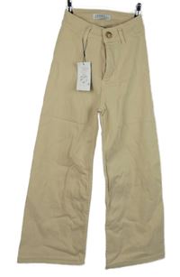 Nové - Dámské béžové wide leg rifle Denim Co. vel. 32