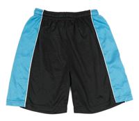 Černo-modré sportovní kraťasy 