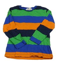 Barevné pruhované triko H&M