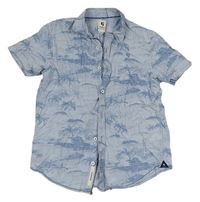 Světlemodrá košile s palmami GARCIA