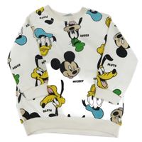 Smetanová mikina s Mickeym a kamarády Disney