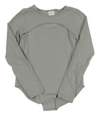 Šedé body s průstřihem Zara