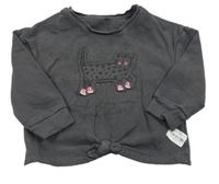 Tmavošedá mikina s šelmou George