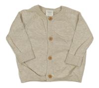 Béžový propínací svetr Next